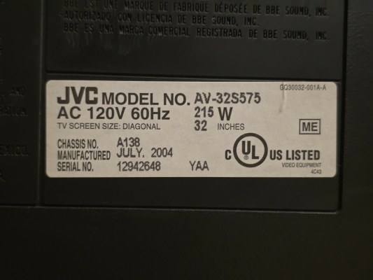 JVC AV-32S575