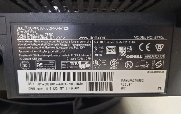 Dell E770s