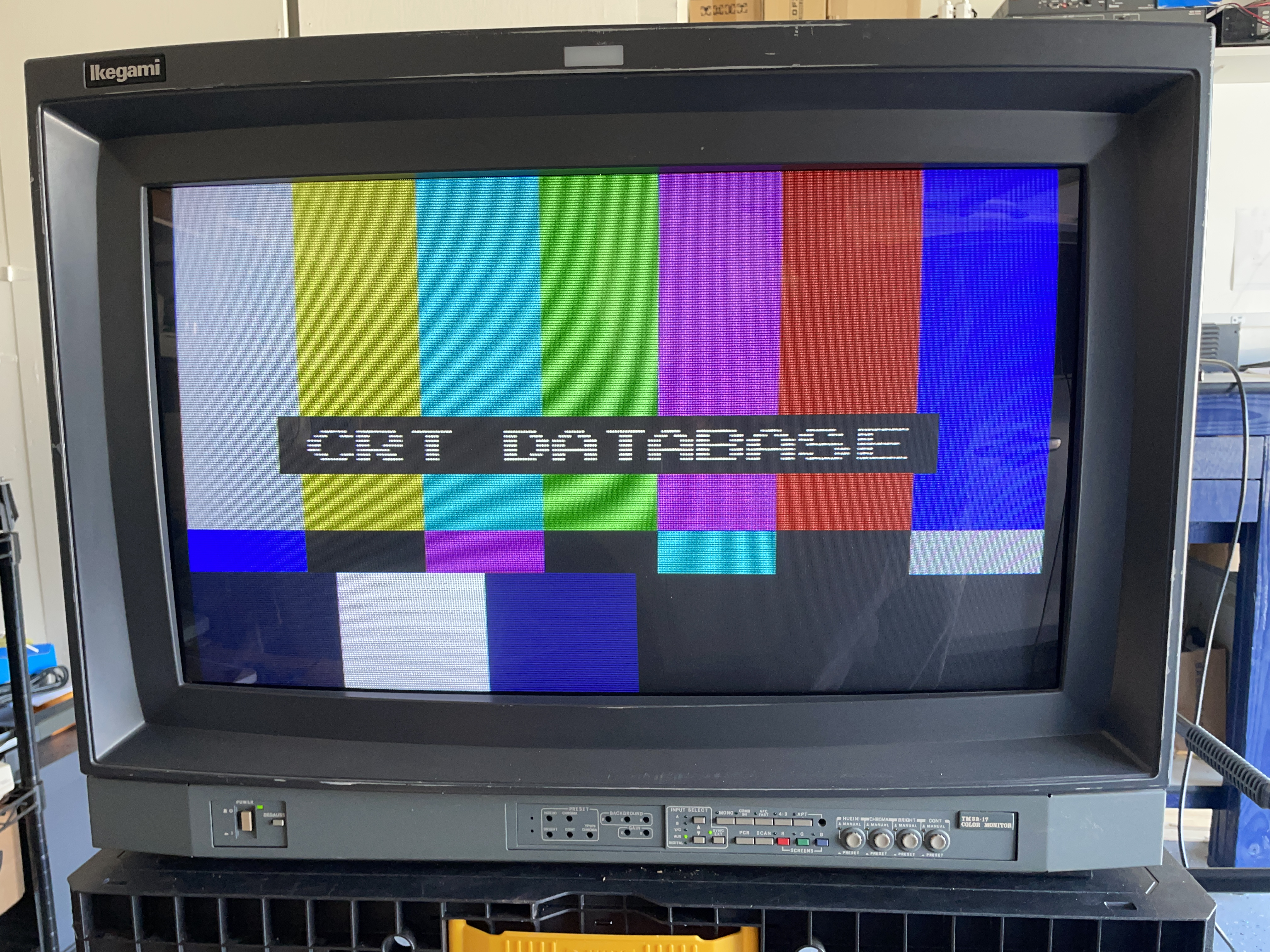 Ikegami　6インチ　ブラウン管　CRT Ikegami 6インチ ブラウン管 CRT Ikegami 6インチ ブラウン管 CRT