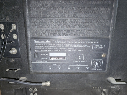 Montgomery Ward JSA 12387