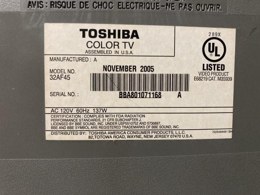 Toshiba 32AF45