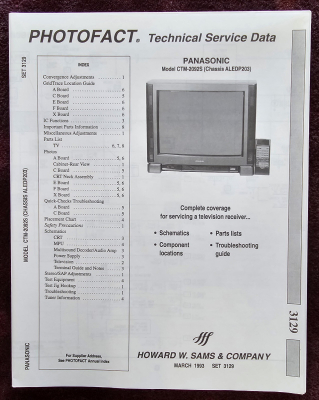 Panasonic CTM-2092S