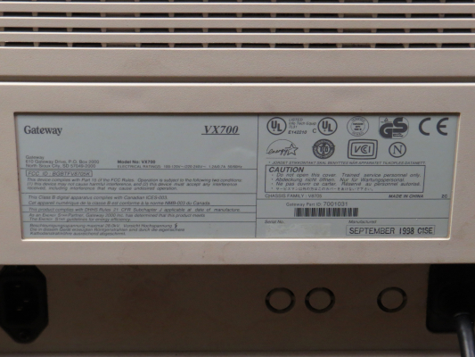 Gateway VX700 (CPD-EG300)