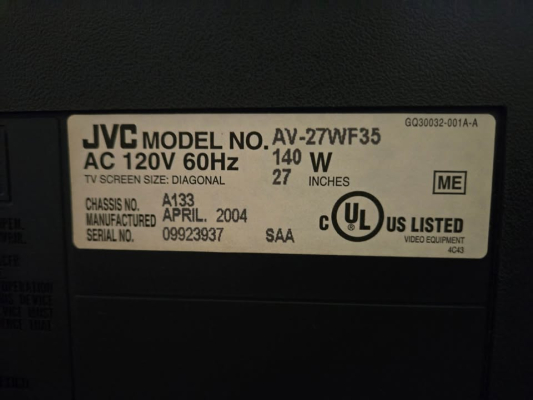 JVC AV-27WF35