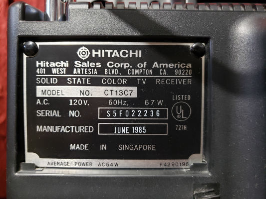 Hitachi CT13C7