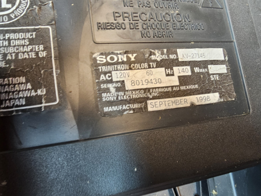 Sony KV-27V45