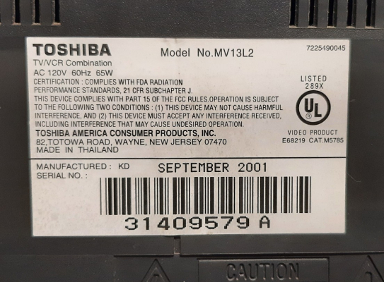 Toshiba MV13L2