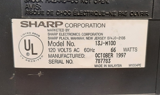 Sharp 13J-M100