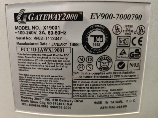 Gateway EV900