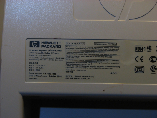 HP D8905