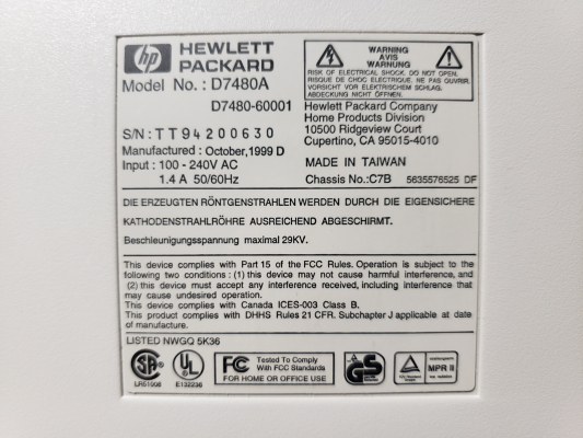 HP Pavilion S70 (D7480A)