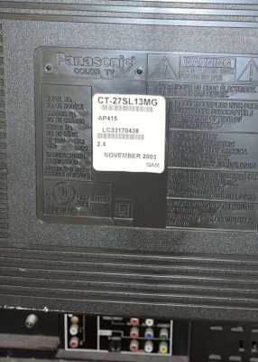 Click to view image in new tab Panasonic CT-27SL13