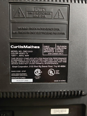 Curtis Mathes CMC13101