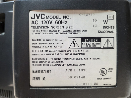 JVC C-13710