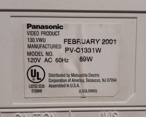 Panasonic PV-C1331W