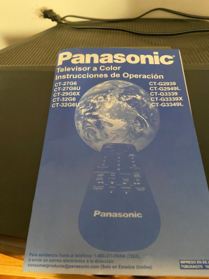 Click to view image in new tab Panasonic CT-27G6