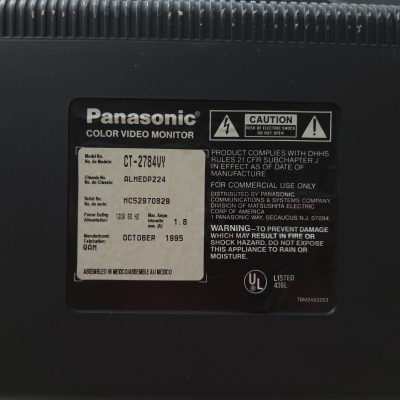 Panasonic CT-2784VY
