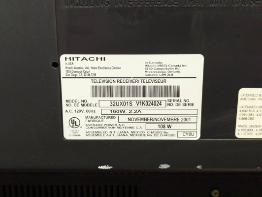 Hitachi 32UX01S