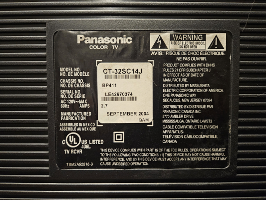 Panasonic CT-32SC14J