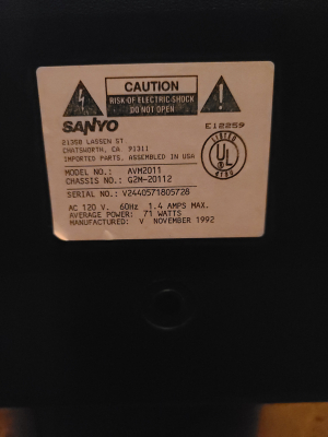 Sanyo AVM2011