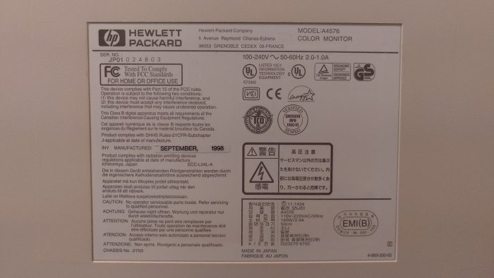 HP A4576A