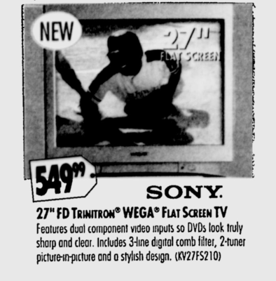 Click to view image in new tab Sony KV-27FS210