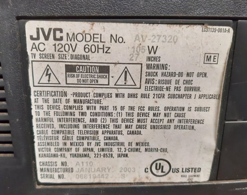 JVC AV-27320