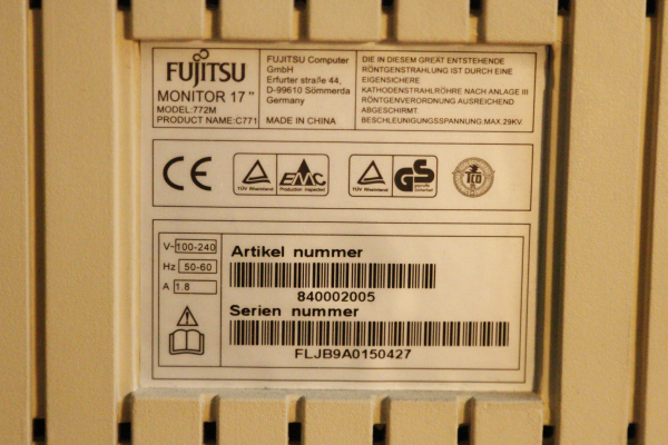 Fujitsu 772M (C771)
