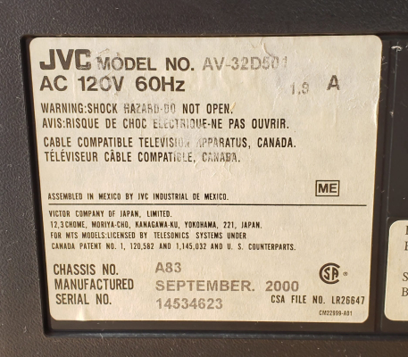 JVC AV-32D501