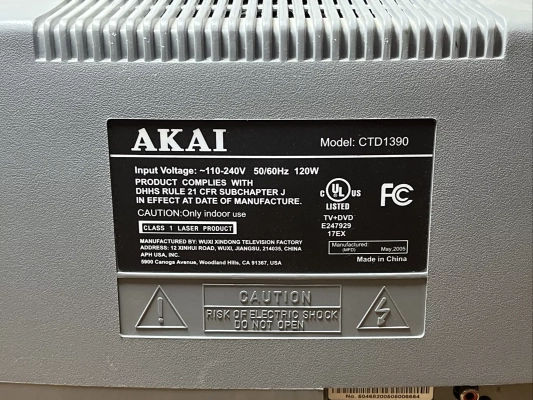 Akai CTD-1390