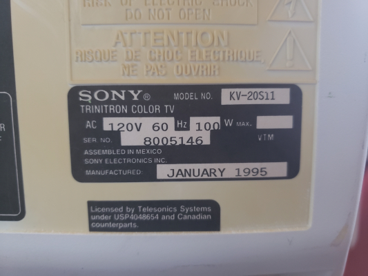 Sony KV-20S11