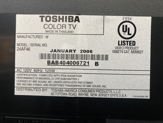 Toshiba 24AF46