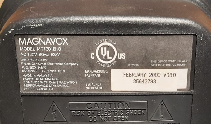 Magnavox MT1301B101