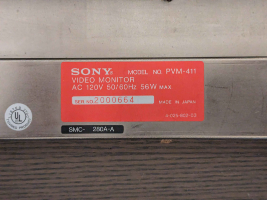 Sony PVM-411