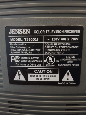 Click to view image in new tab Jensen TS2050J