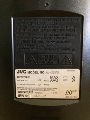 JVC AV-31BM4