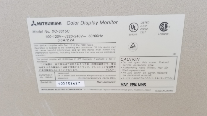 Mitsubishi XC-3315C