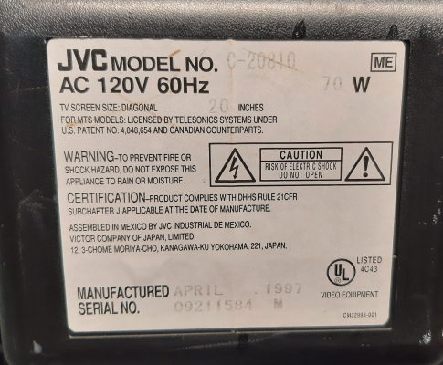 Click to view image in new tab JVC C-20810