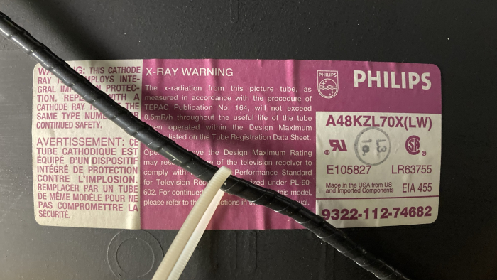 Click to view image in new tab Philips Magnavox PS1955 C127