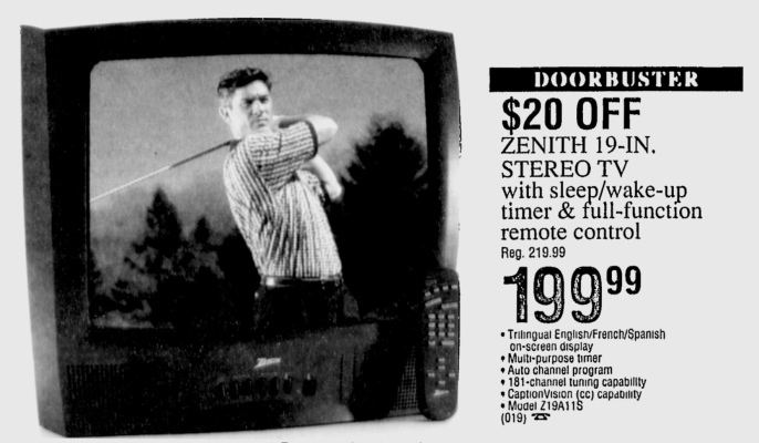 Zenith Z19A11S (Service No. Z19A11S)