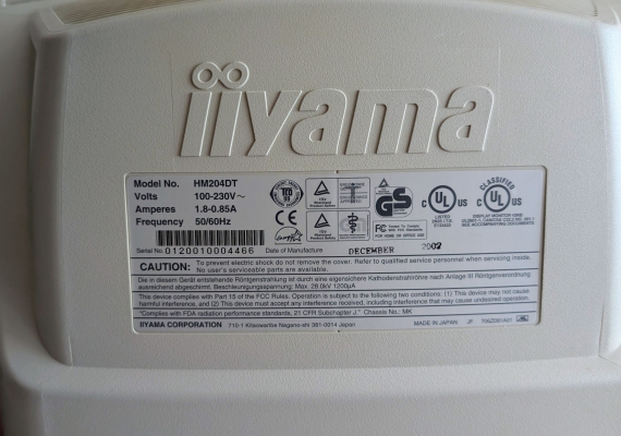 Iiyama Vision Master Pro 514 (HM204DT)