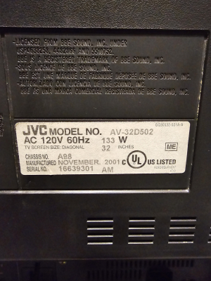 JVC AV-32D502