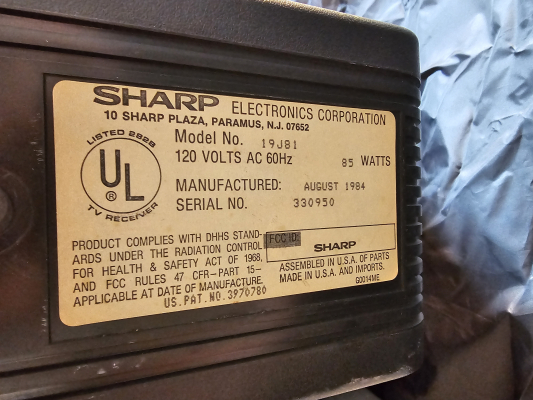 Sharp 19J81