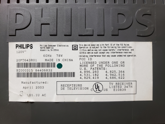 Philips 20PT643R01
