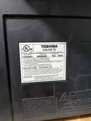 Click to view image in new tab Toshiba CN36X81