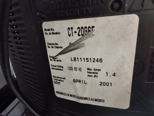 Panasonic CT-20G6E