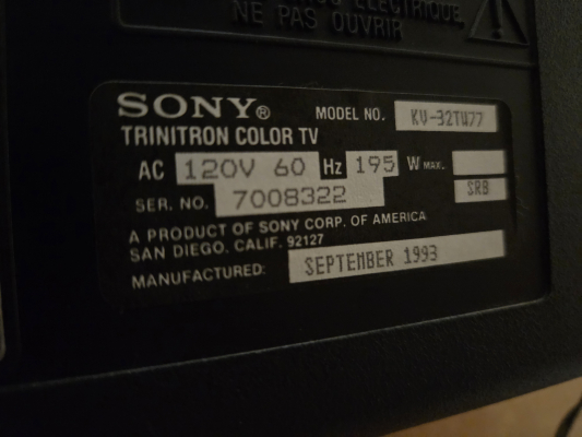 Sony KV-32TW77