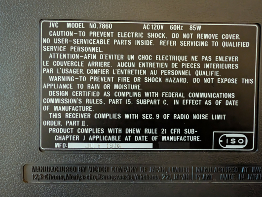 JVC 7860