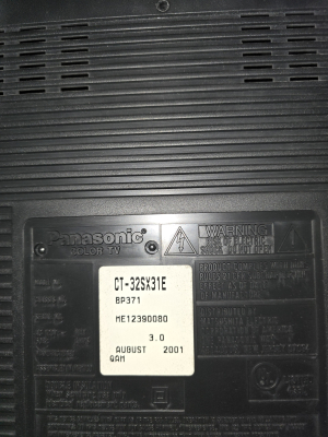 Click to view image in new tab Panasonic CT-32SX31E