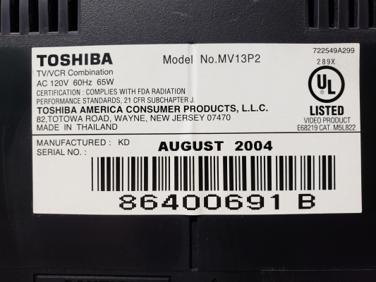Toshiba MV13P2